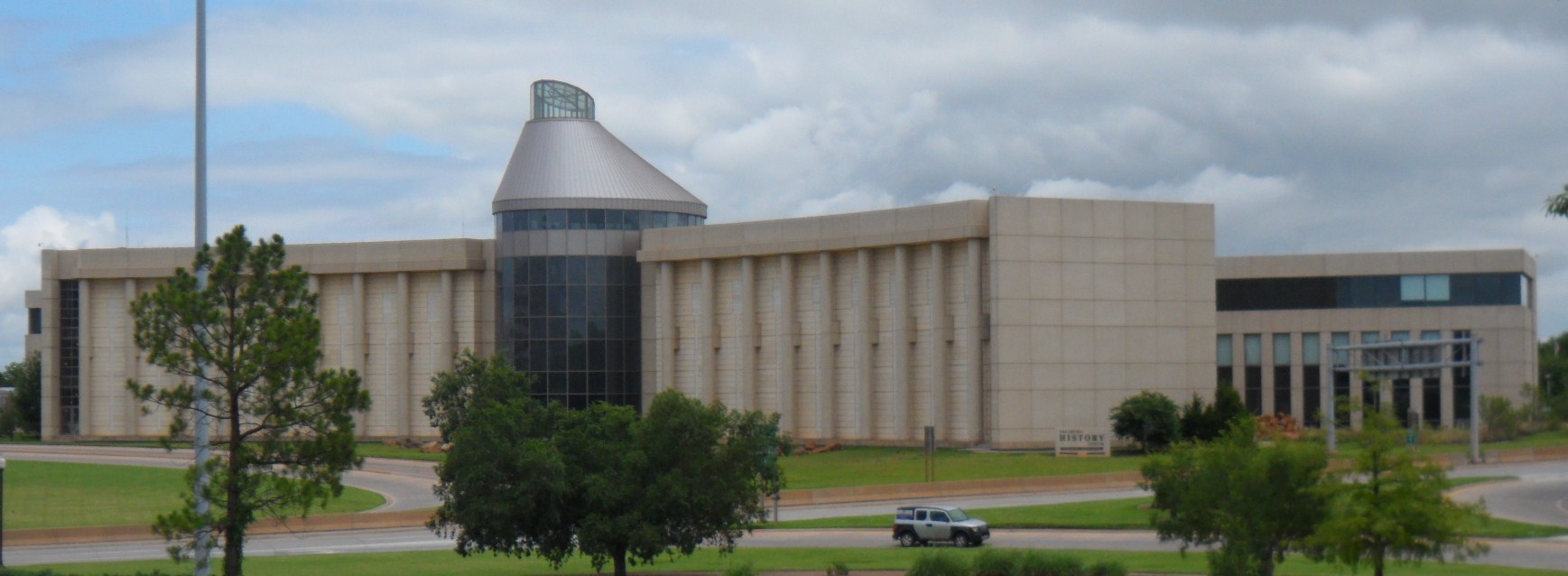View of the Oklahoma History Center from the Capital