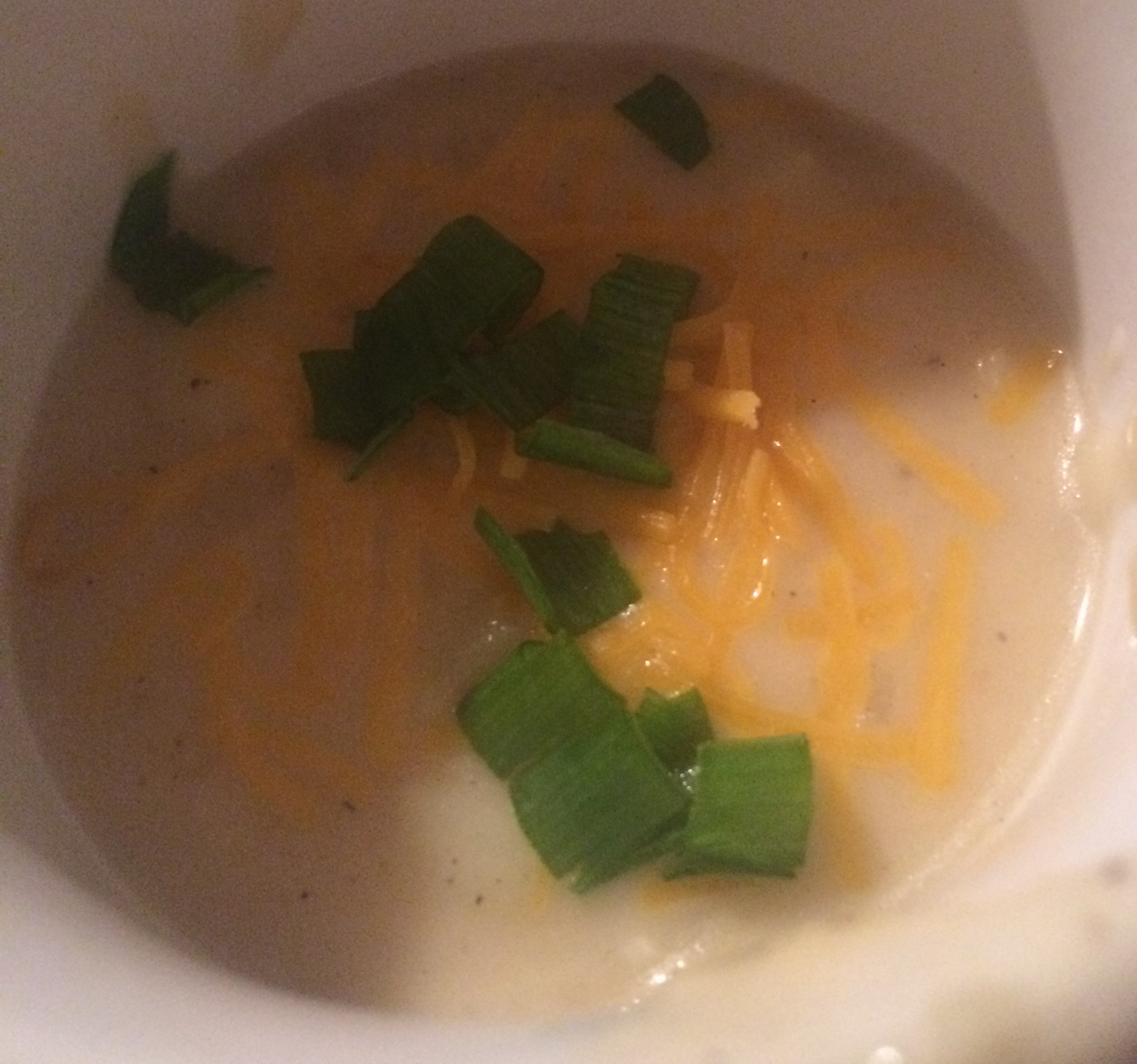 Not at all a great picture but I figured a picture of the finished soup was needed. 