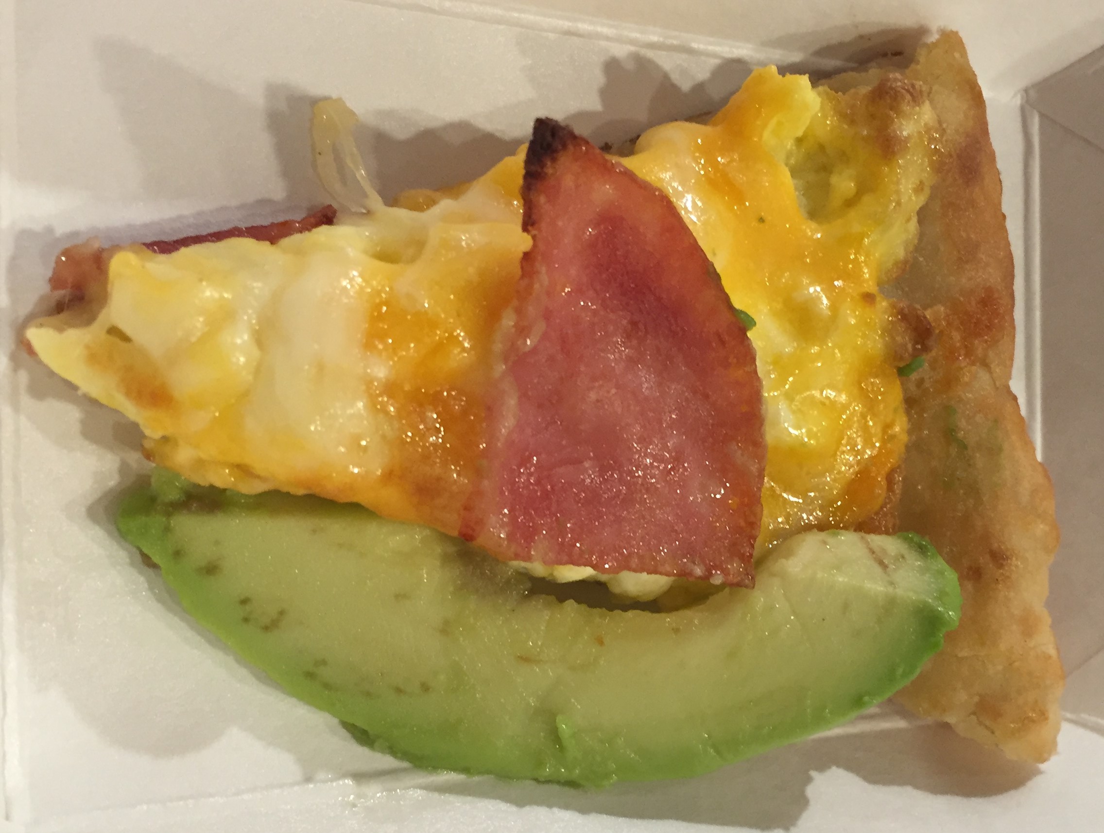 The first one was the Green Eggs and Ham.  This one has eggs, ham, cheese, and avocado. It was very good. JT loved it.